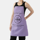 Trendy Modern Salon Logo Apron Schürze (InSitu)
