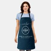  Trendy Modern Salon Logo Apron Schürze (Getragen)