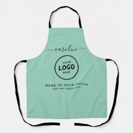  Trendy Modern Salon Logo Apron Schürze