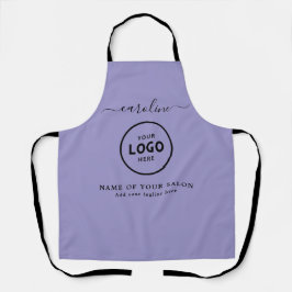 Trendy Modern Salon Logo Apron Schürze