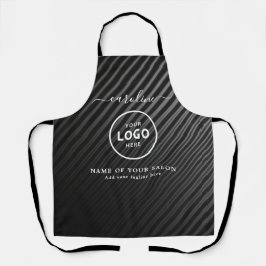  Trendy Modern Salon Logo Apron Schürze