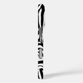 Trendy Modern Schwarz-weiß Zebra Motif Case-Mate iPhone Hülle (Rückseite / Rechts)