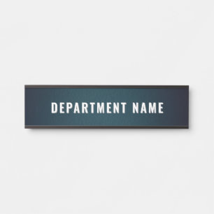 Trendy Modern Simple Department Name Door Sign Türschild