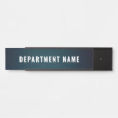 Trendy Modern Simple Department Name Door Sign Türschild (Vorderseite )