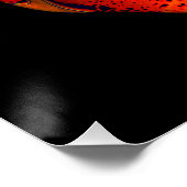 TRENDY MODERN SKULORFUL ART ABSTRAKT POSTER (Ecke)