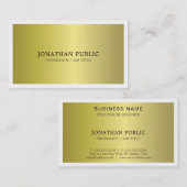 Trendy Modern Stilvoll Glamour Schlicht Luxus Visitenkarte (Vorne/Hinten)