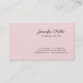 Trendy Modern Stylish Schlicht Luxury Premium Pear Visitenkarte (Vorderseite)