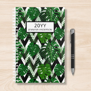 Trendy Modern Tropical Folies Personalisierter Nam Planer