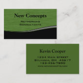 Trendy & Modern Visitenkarte (Vorne/Hinten)