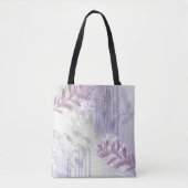 Trendy moderne abstrakt florale botanische Blätter Tasche (Vorderseite)