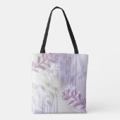 Trendy moderne abstrakt florale botanische Blätter Tasche (Rückseite)
