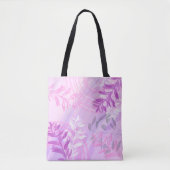 Trendy moderne abstrakt florale botanische Blätter Tasche (Vorderseite)