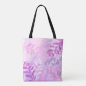Trendy moderne abstrakt florale botanische Blätter Tasche (Rückseite)