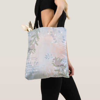 Trendy moderne abstrakt florale botanische Blätter Tasche