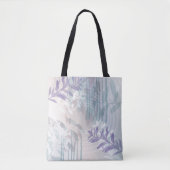 Trendy moderne abstrakt florale botanische Blätter Tasche (Vorderseite)