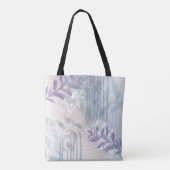 Trendy moderne abstrakt florale botanische Blätter Tasche (Rückseite)