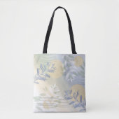 Trendy moderne abstrakt florale botanische Blätter Tasche (Vorderseite)