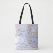 Trendy moderne abstrakt florale botanische Blätter Tasche (Vorderseite)