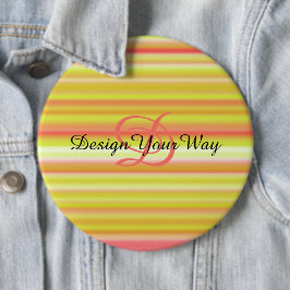 trendy moderne abstrakte Vintage Monogramm Button