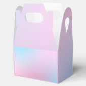 Trendy Moderne Aquamarine rosa blaue Party-Lieferu Geschenkschachtel (Geöffnet)