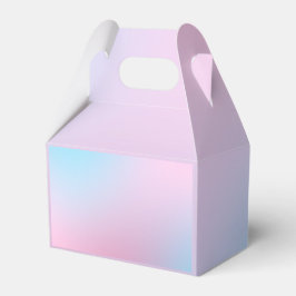 Trendy Moderne Aquamarine rosa blaue Party-Lieferu Geschenkschachtel