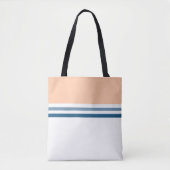 Trendy Moderne, einfache Retro Streifen gestreift Tasche (Vorderseite)