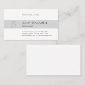 Trendy Moderne Elegantes Design Minimalistisch Chi Visitenkarte (Vorne/Hinten)