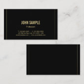 Trendy Moderne Minimalistische Berufliche Schlicht Visitenkarte (Vorne/Hinten)