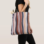 Trendy Moderne, rustikale Streifen Tasche (Von Nahem)