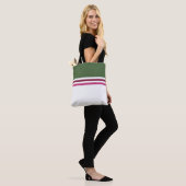 Trendy moderne, schlichte Streifen Tasche (Am Model)