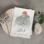 Trendy Moderne Transparenz Vellumeffekt Hochzeit