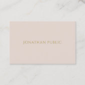 Trendy moderner beruflicher einfacher visitenkarte (Vorderseite)