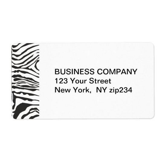 Trendy moderner Zebra-Schwarz-weißes Muster