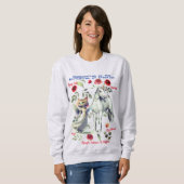 Trendy modische Unicorn Cats Spaß Sweatshirt (Vorne ganz)