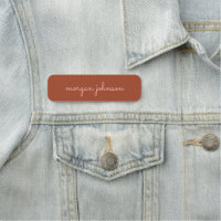 Trendy Monogram | Burnt Orange + Blindskriptname
