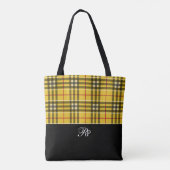 Trendy Monogram Clan MacLeod Kariert Tasche (Rückseite)