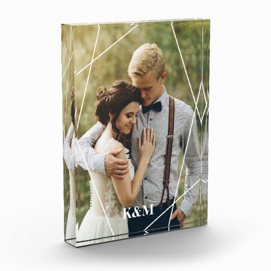 Trendy Monogram Fotoblock (Links)