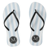 Trendy Monogram Gastgeschenk Hochzeit | Farbe Badesandalen (Fußbett)