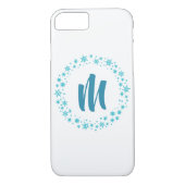 Trendy Monogram iPhone Case (Rückseite)