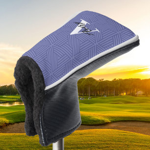 Trendy Monogram mit Skriptname Overlay Golf Headcover