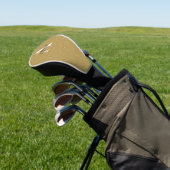 Trendy Monogram mit Skriptname Overlay Golf Headcover (In SItu)