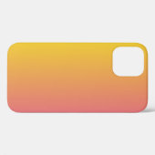 Trendy Monogram Pink Yellow Case-Mate iPhone Hülle (Rückseite (Horizontal))