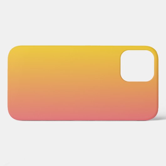 Trendy Monogram Pink Yellow Case-Mate iPhone Hülle (Rückseite (Horizontal))