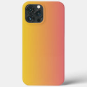 Trendy Monogram Pink Yellow Case-Mate iPhone Hülle (Rückseite)