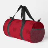 Trendy monogramm, rot duffle bag (Rechte Ecke)