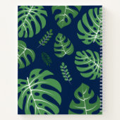 Trendy Monstera Palm Blätter Notizblock (Rückseite)