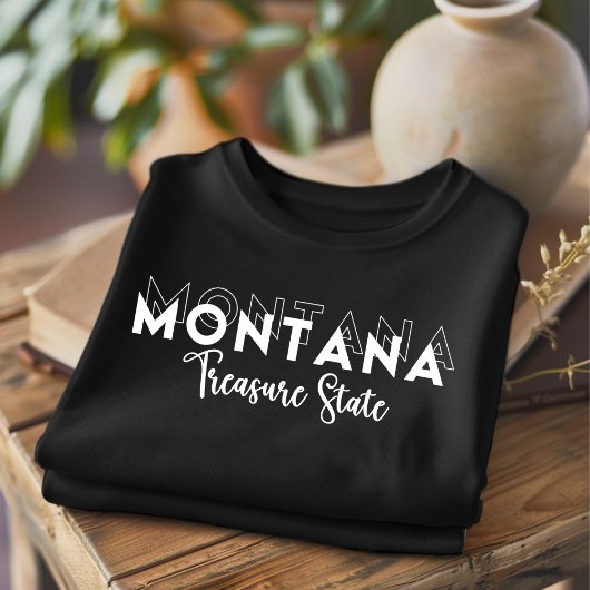 Trendy Montana Treasure Staat T - Shirt