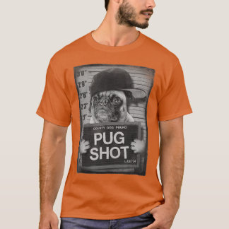 Trendy Mops Shot Landkreis Dog Pfund Portrait T-Shirt