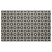 Trendy Mosaic Black & Beige Geometric Muster Stoff (Fat Quarter (45,7 x 55,9 cm))