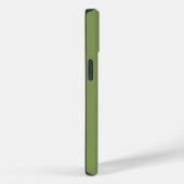 Trendy Moss Green Background Color Case-Mate iPhone Hülle (Rückseite / Rechts)